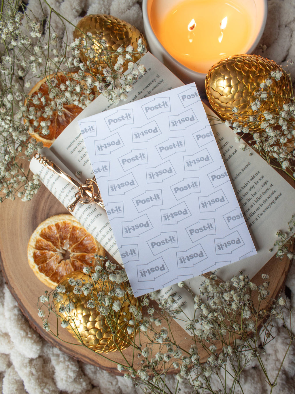 4x6 Book Review Post-it Notepad | Fantasy Reader