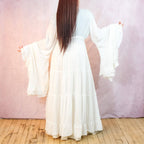 Moonlit Boho Duster with Ruffle Sleeve