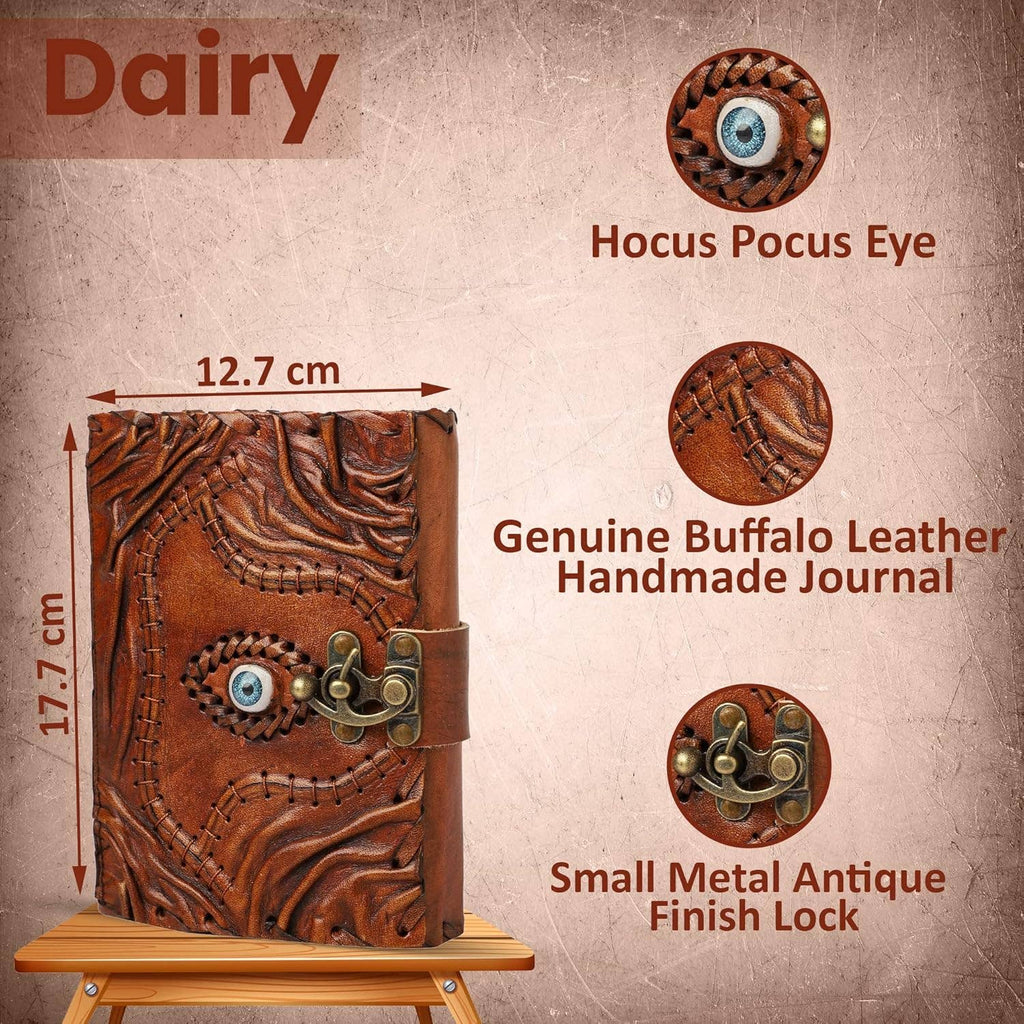 Hocus Pocus Leather Journal Book Of Shadow Spellbook