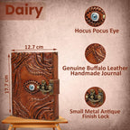 Hocus Pocus Leather Journal Book Of Shadow Spellbook