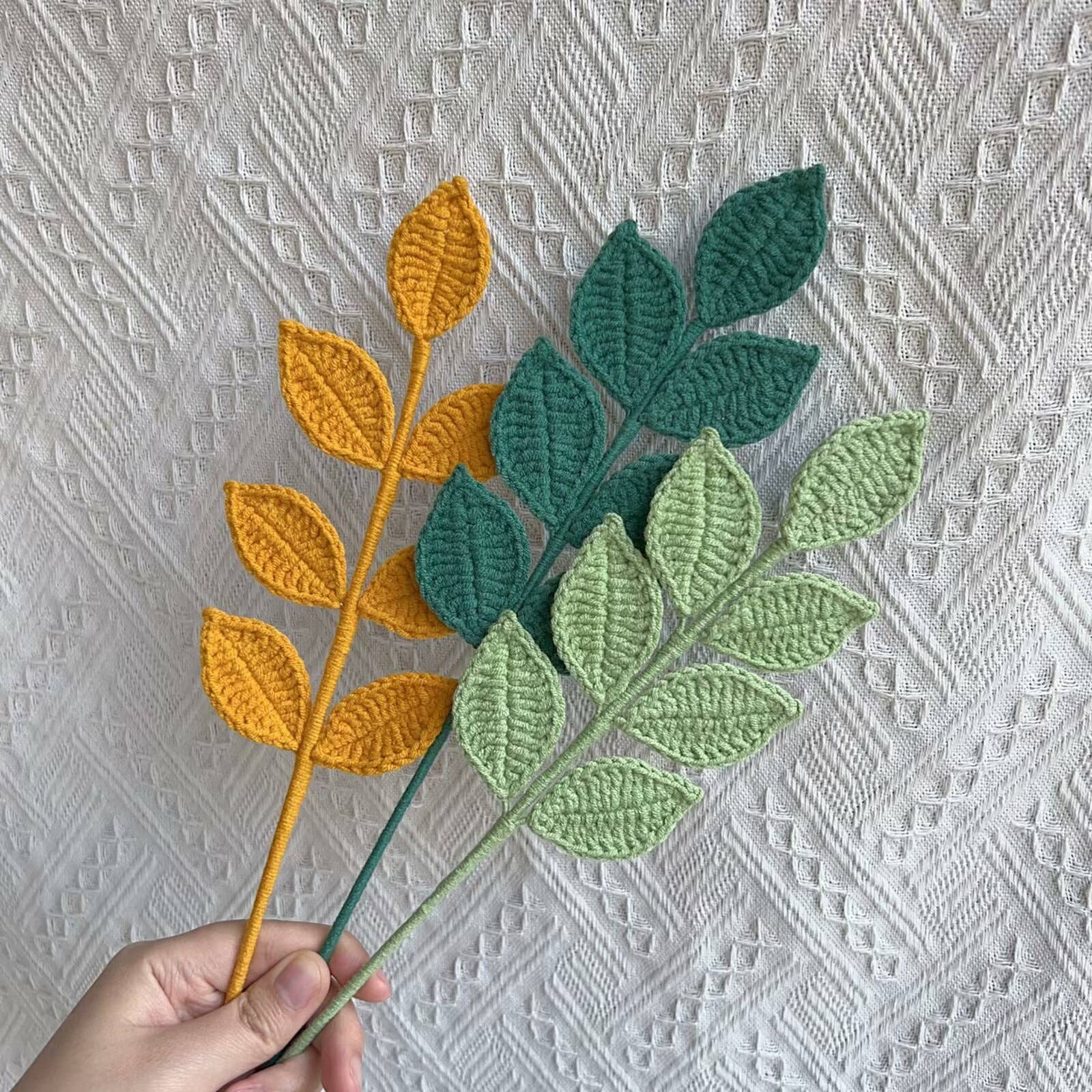 Lilyrosy Crochet Leaves, Handmade Gifts