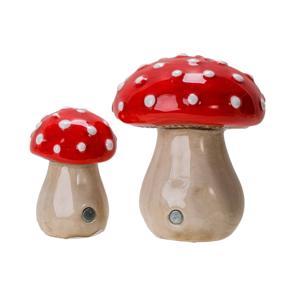 Toadstool Mushroom Salt and Pepper Shaker Set