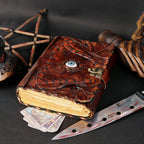 Hocus Pocus Leather Journal Book Of Shadow Spellbook