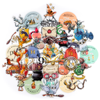 Harry Potter Clear Watercolor Decals (50-Pack)