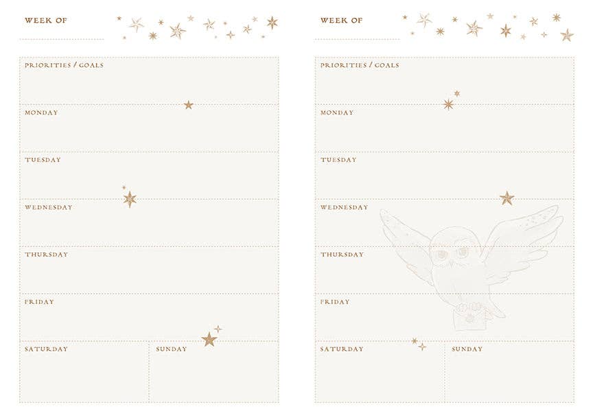 Harry Potter: Welcome to Hogwarts Planner Notebook Collection (Set of 3)