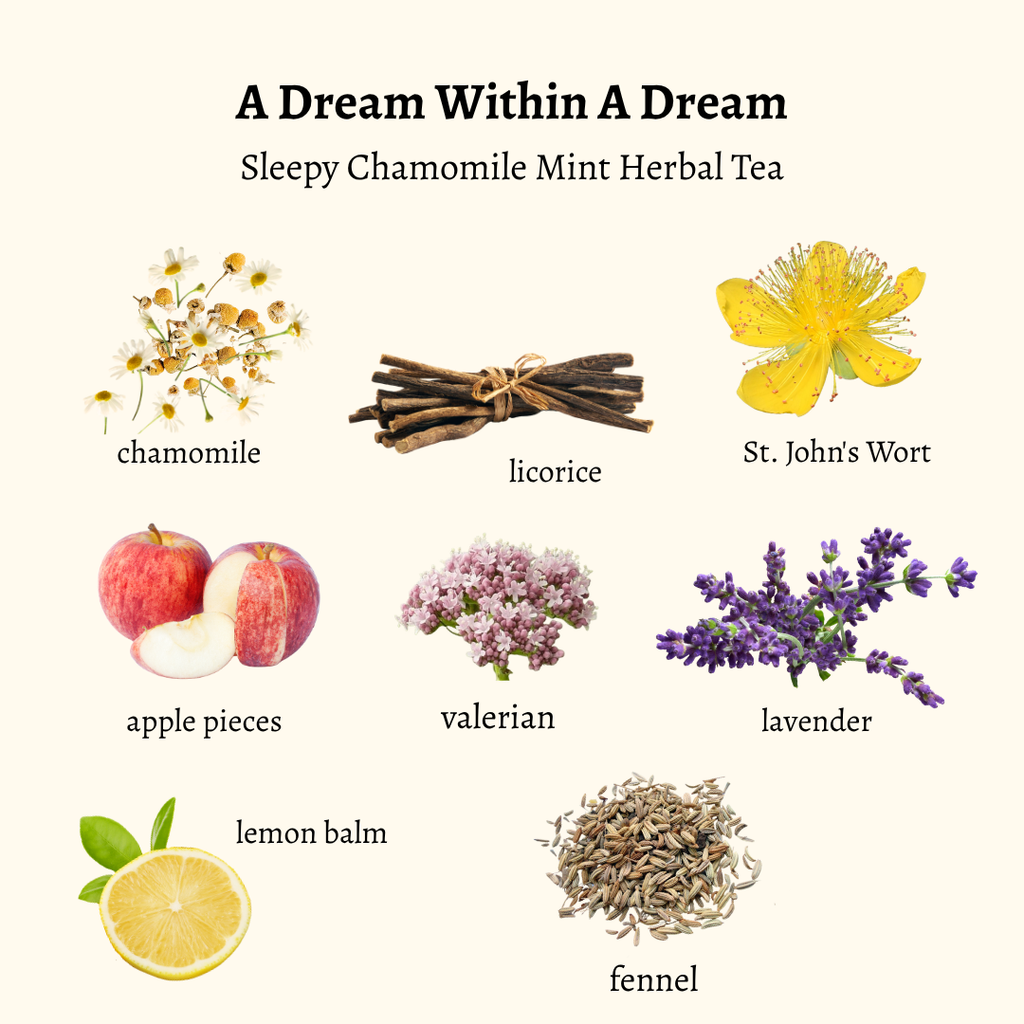 A Dream Within a Dream (Sleepy Chamomile Mint Herbal Tea) 2oz