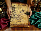Lord of the Rings Map Leather Journal | Handmade Vintage