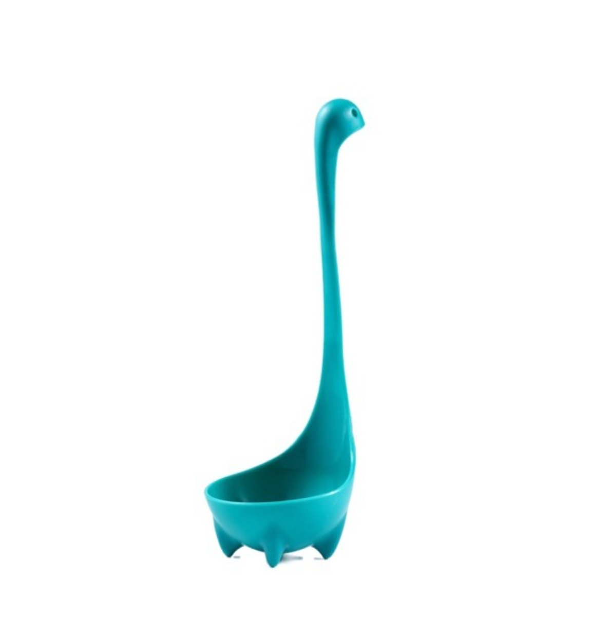 Creative Dinosaur Shape Silicone Long Handle Soup Spoon