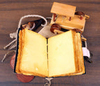 Moon Phase Handmade grimoire vintage journal book of shadows