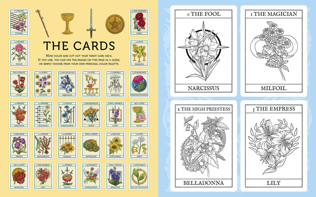 Create Your Own Flower Tarot Pack