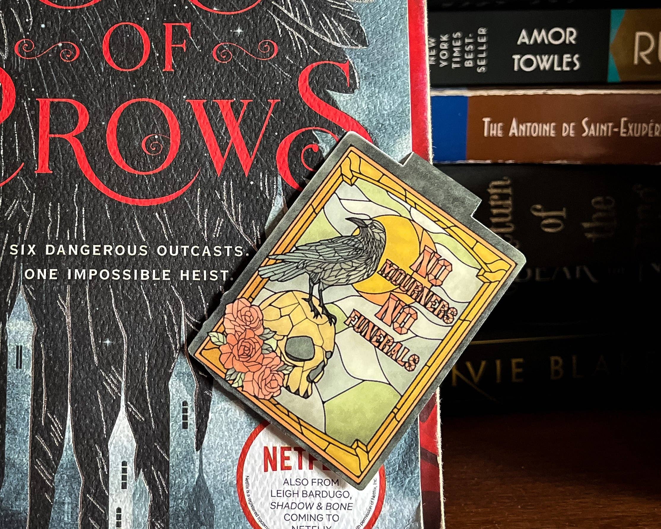 Magnetic Bookmark - Six Of Crows - No Mourners No Funerals