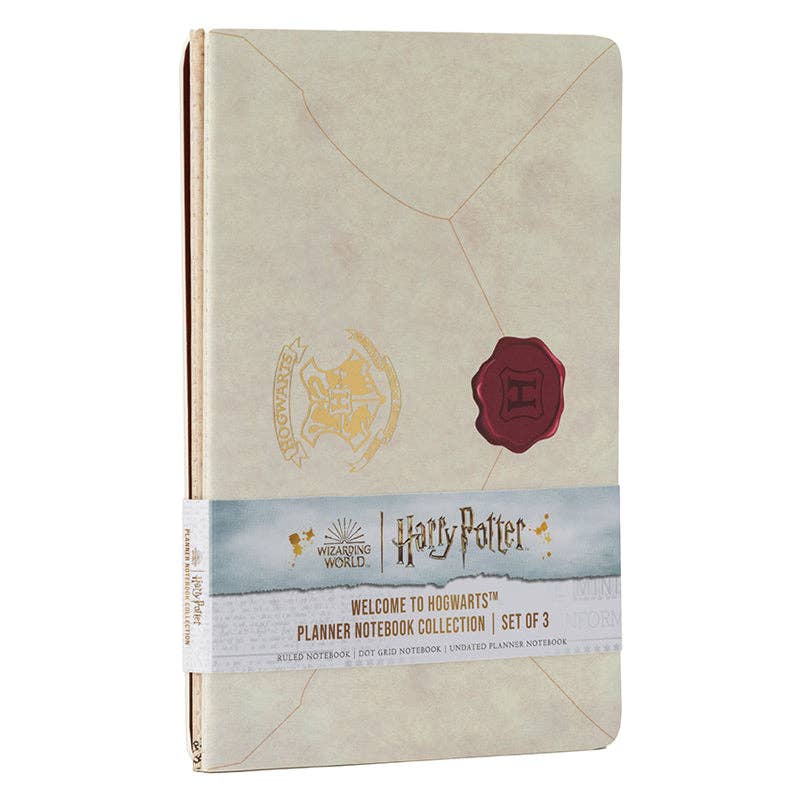 Harry Potter: Welcome to Hogwarts Planner Notebook Collection (Set of 3)