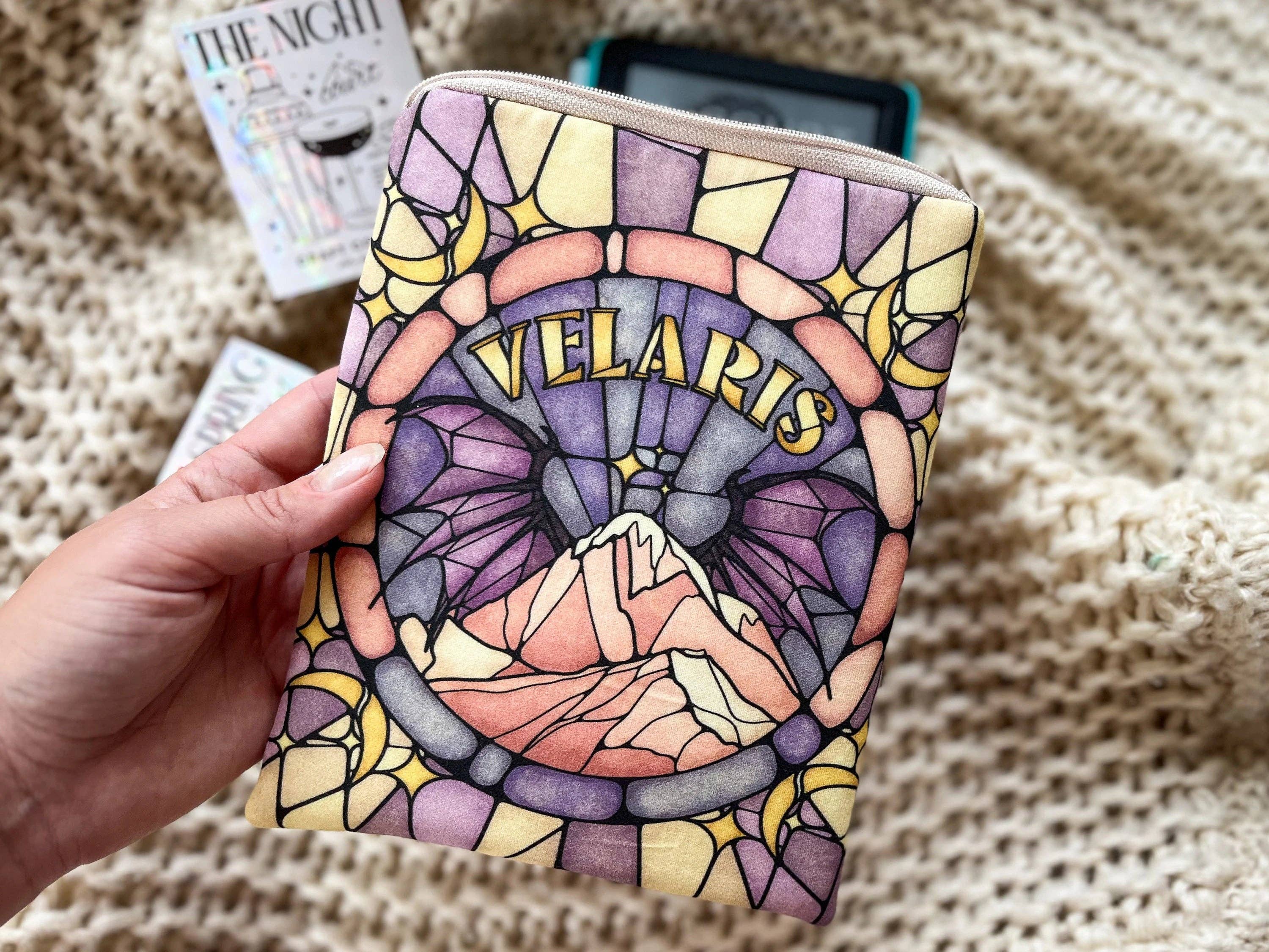 ACOTAR Velaris Padded Kindle Sleeve w Zipper Book Lover Gift