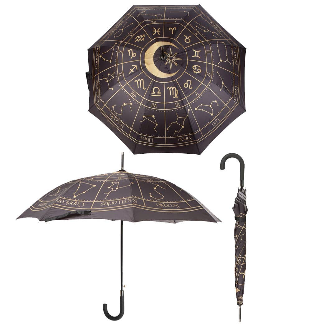Astrology Wheel Umbrella