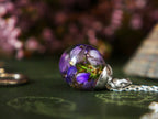 Scottish Highland Heather Necklace In Sterling Silver