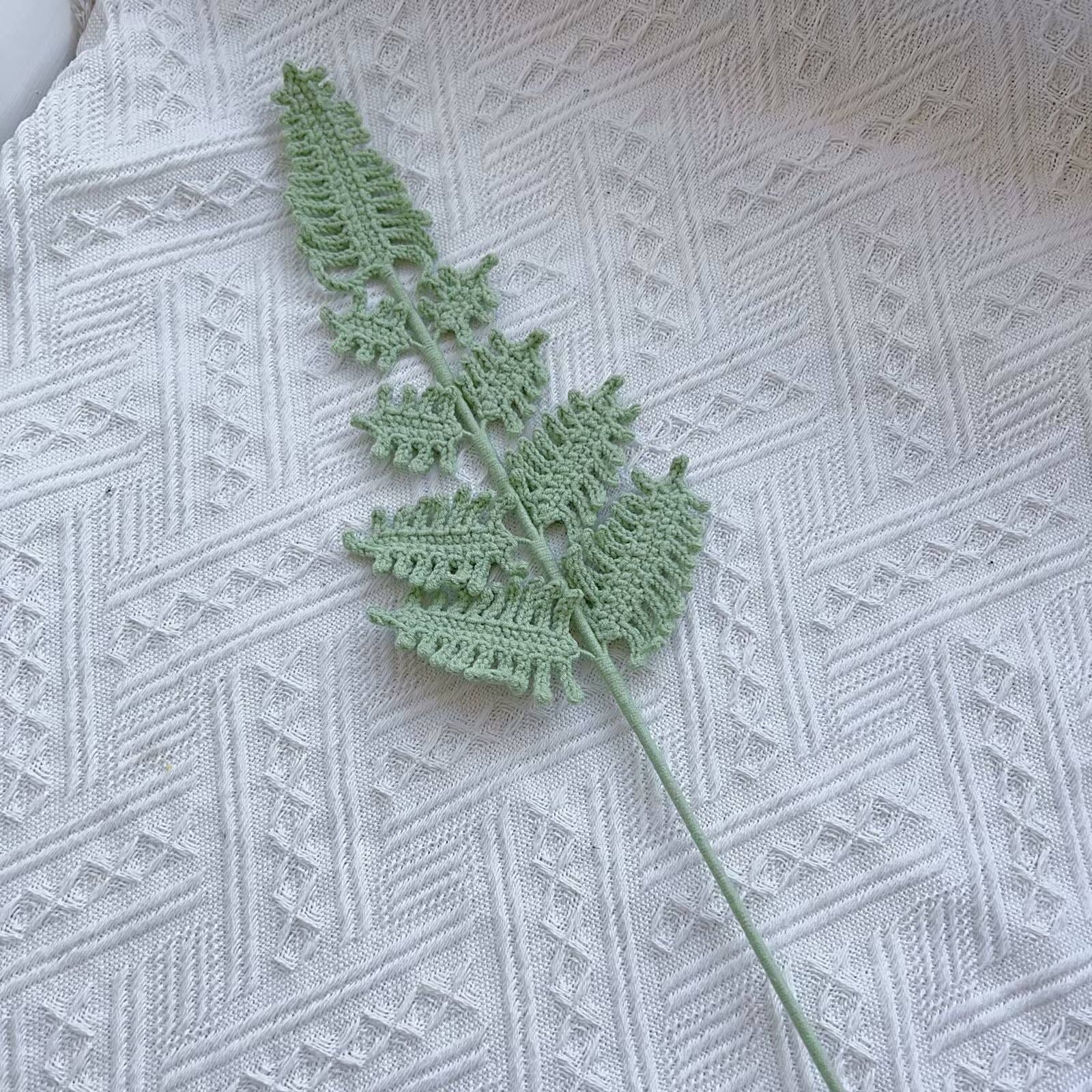 Crochet Fern Leaves, Handmade Gifts,homedecor,holiday decor