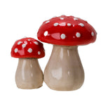 Toadstool Mushroom Salt and Pepper Shaker Set
