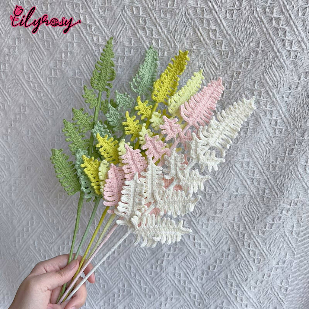 Crochet Fern Leaves, Handmade Gifts,homedecor,holiday decor