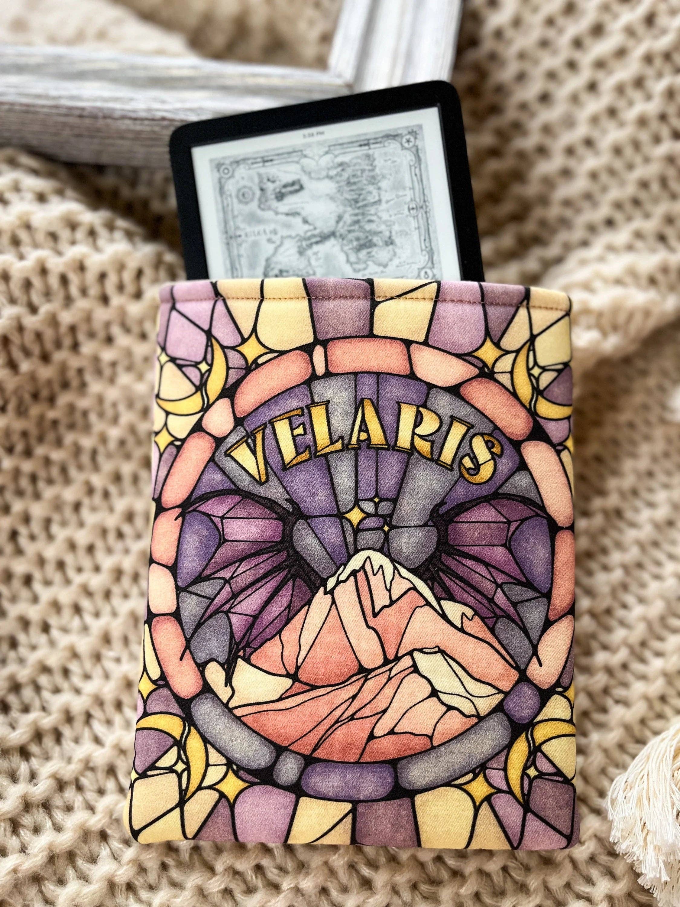 ACOTAR Velaris Padded Kindle Sleeve w Zipper Book Lover Gift