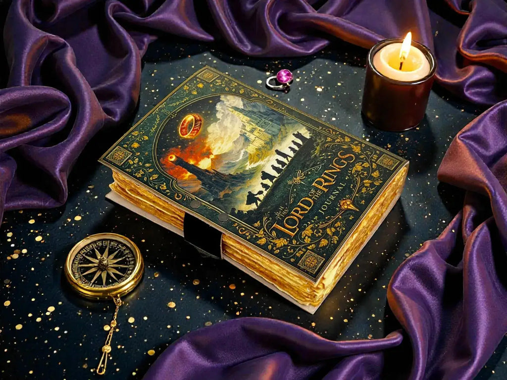 Doors of Durin Leather Notebook: Tolkien Lord of the Rings