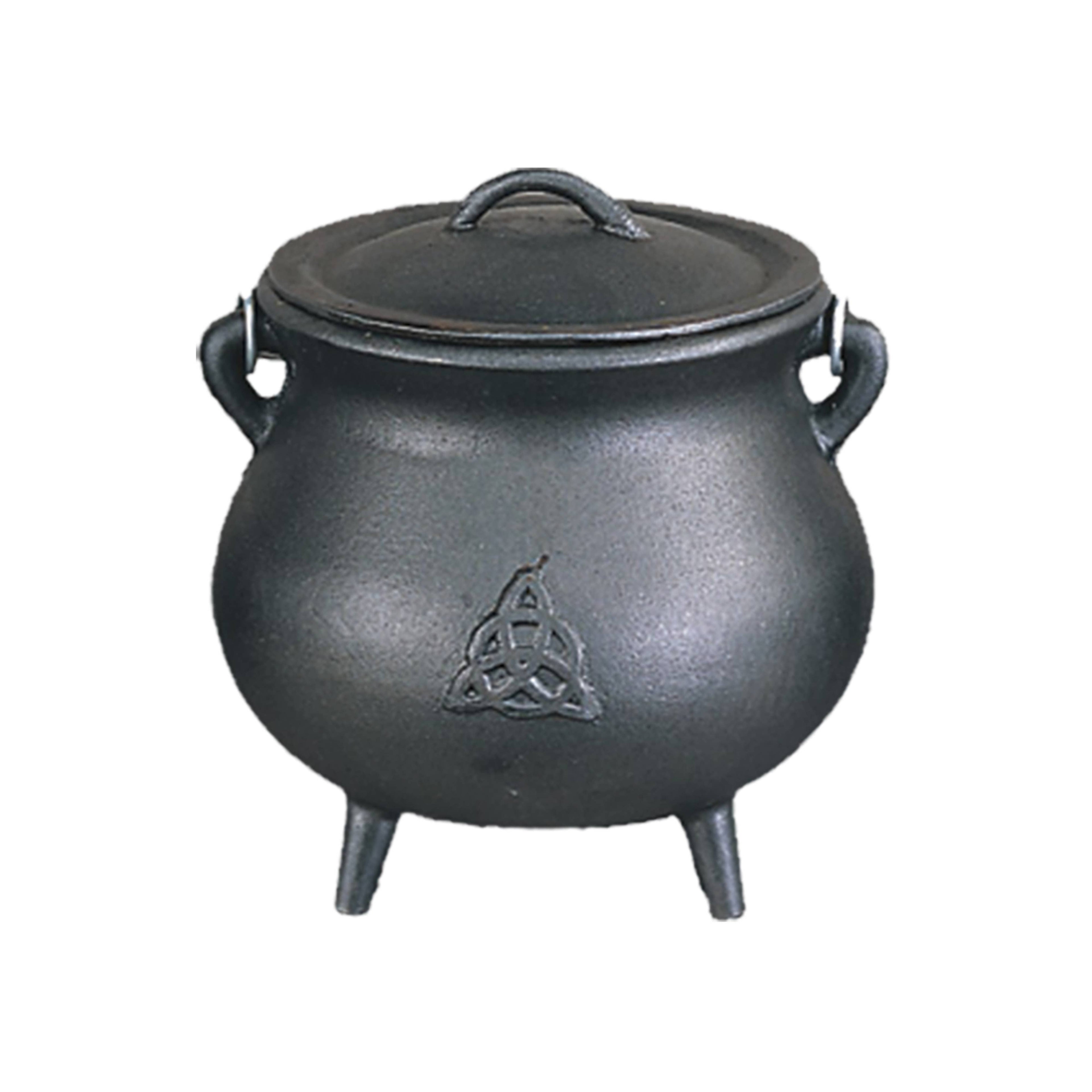 Cast Iron Cauldron - Triquetra (7 in.)