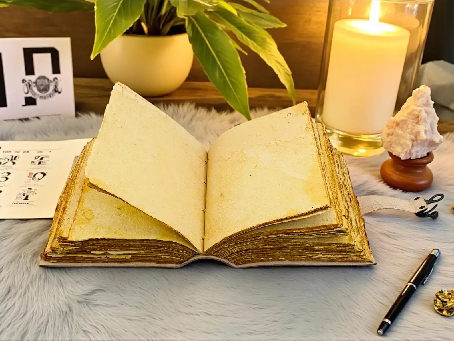 Doors of Durin Leather Notebook: Tolkien Lord of the Rings