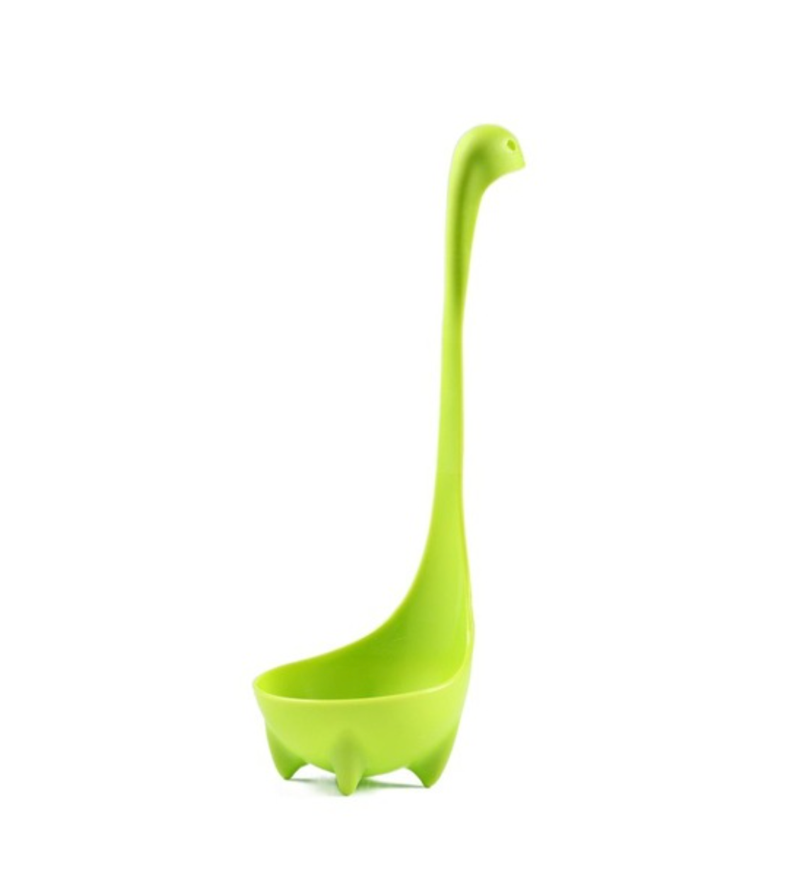 Creative Dinosaur Shape Silicone Long Handle Soup Spoon