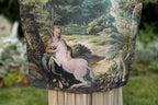 The Mythmaker Matinée Duster Kimono w/ landscape & unicorn