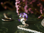Scottish Highland Heather Necklace In Sterling Silver