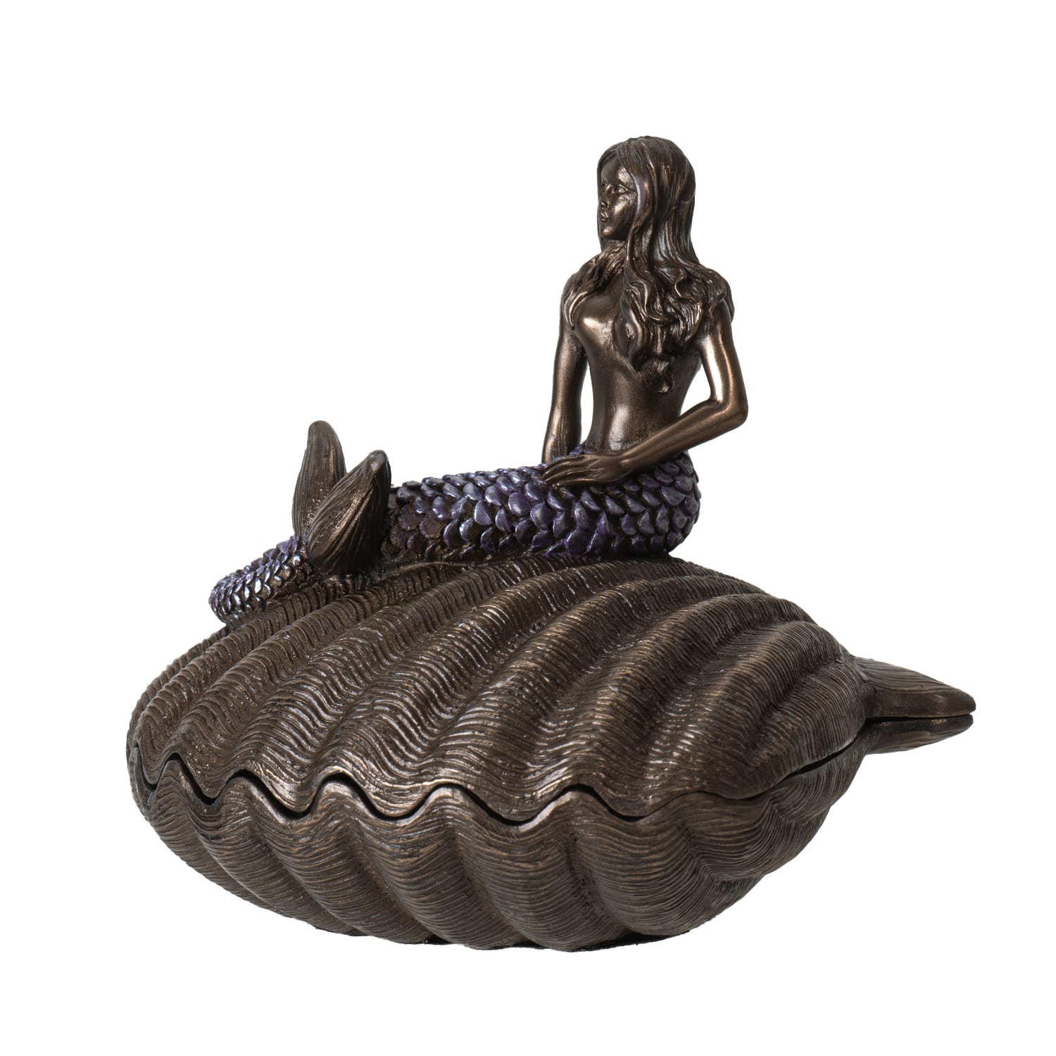 Mermaid on Shell Box