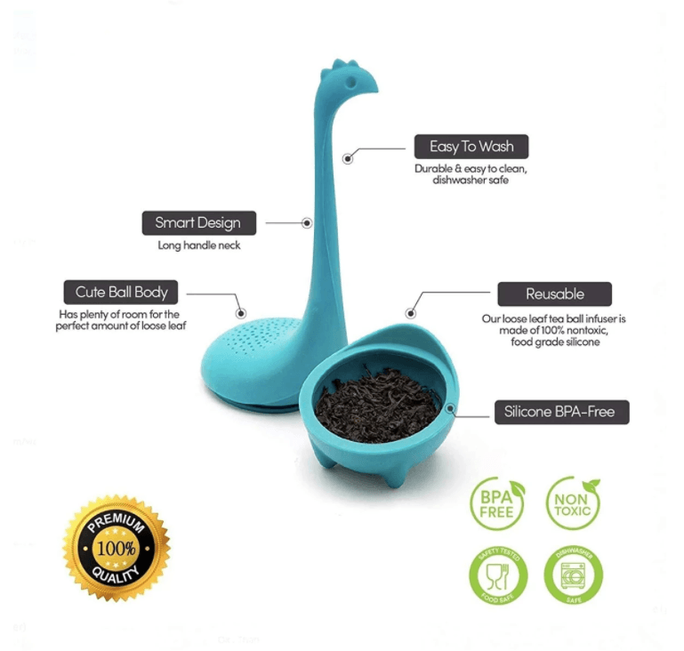 Loch Ness Tea Infusers with Long Handle