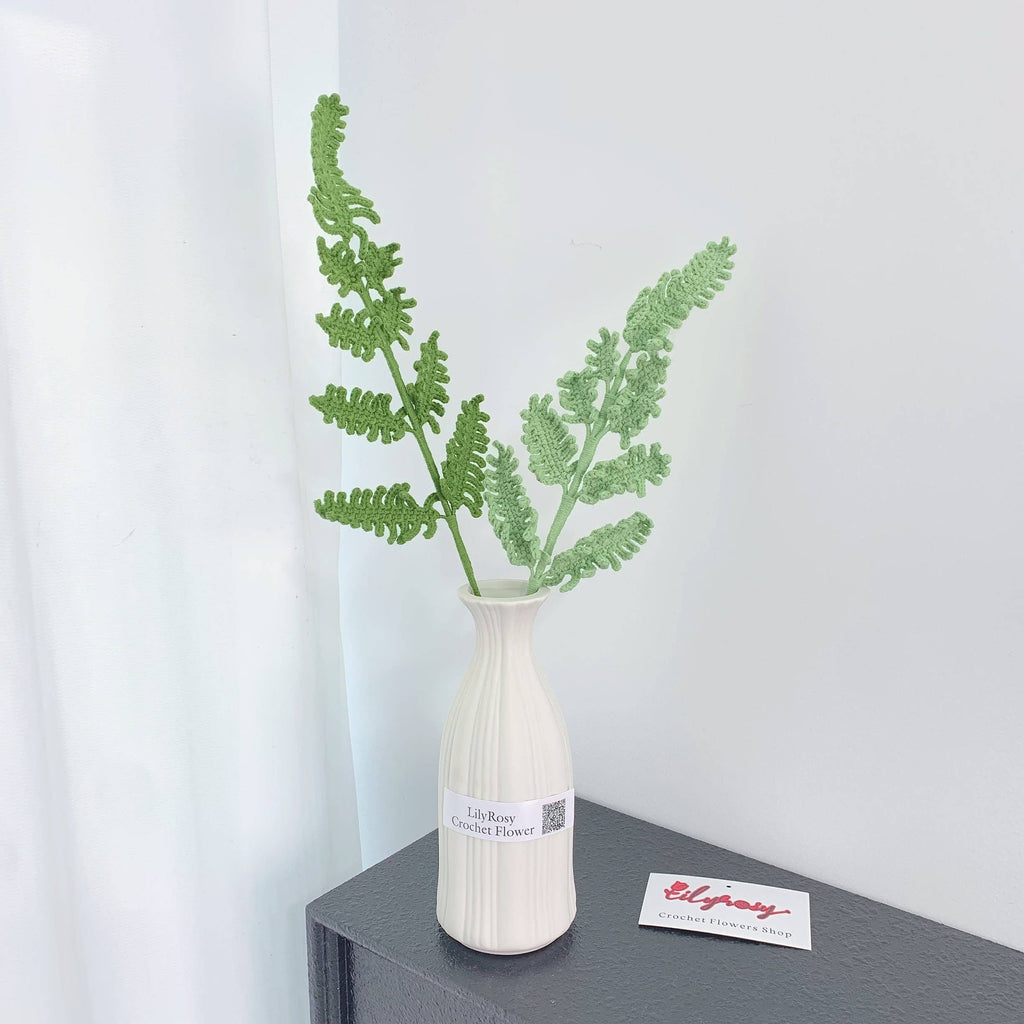 Crochet Fern Leaves, Handmade Gifts,homedecor,holiday decor