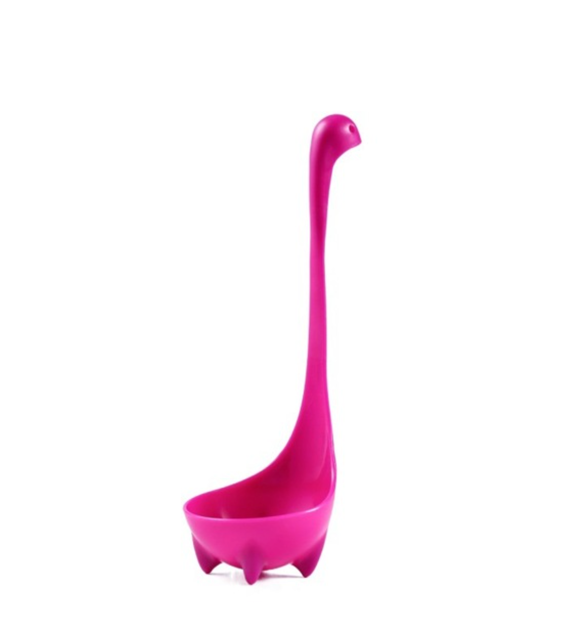 Creative Dinosaur Shape Silicone Long Handle Soup Spoon
