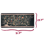 Harry Potter House of Black Desk Mat (13.7'' x 31.5'')