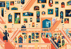 Exploring Hogwarts Puzzle and Book Set
