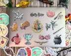 Harry Potter Clear Watercolor Decals (50-Pack)