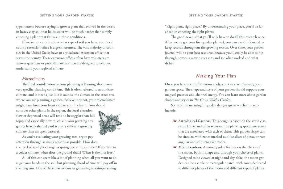Green Witch's Garden Journal by Arin Murphy-Hiscock