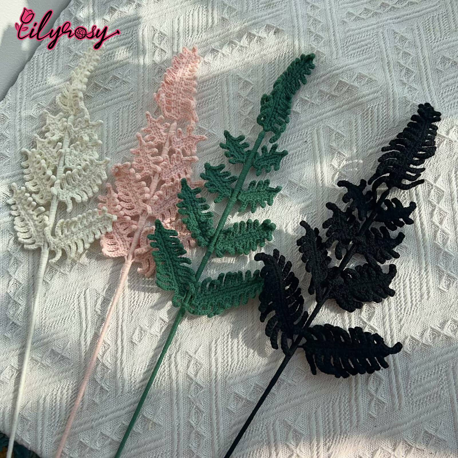 Crochet Fern Leaves, Handmade Gifts,homedecor,holiday decor