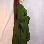 Moonlit Boho Duster with Ruffle Sleeve