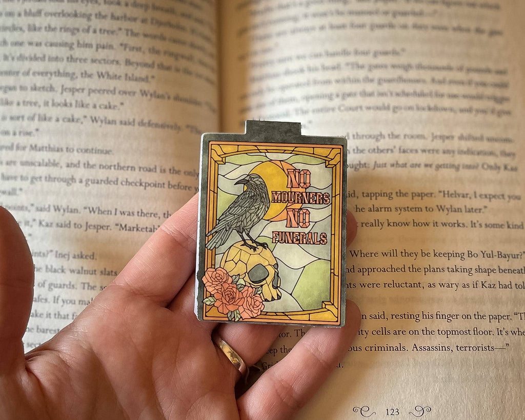 Magnetic Bookmark - Six Of Crows - No Mourners No Funerals