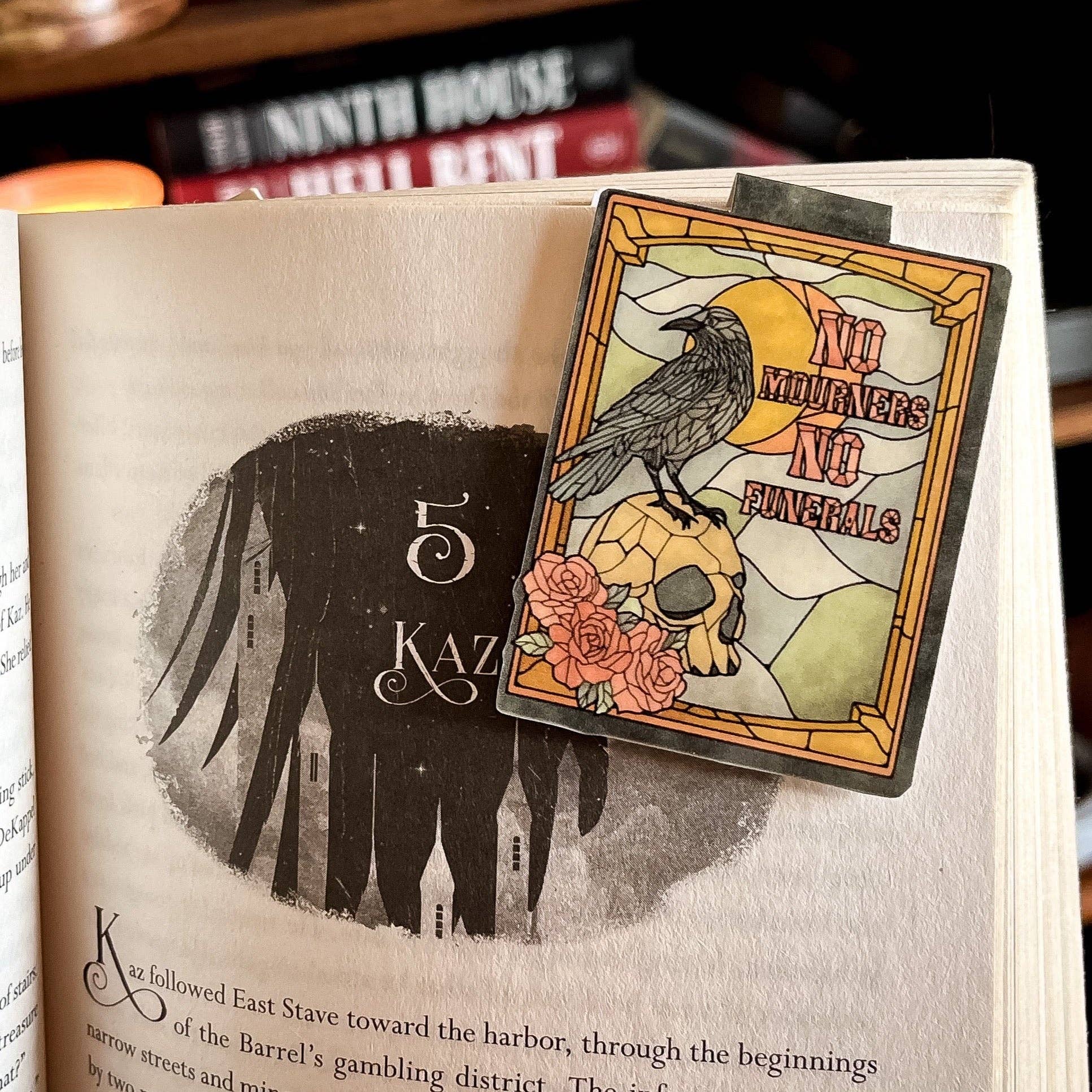 Magnetic Bookmark - Six Of Crows - No Mourners No Funerals