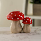 Toadstool Mushroom Salt and Pepper Shaker Set