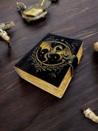 Dragon Wiccan Large Grimoire Vintage leather journal