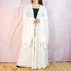Moonlit Boho Duster with Ruffle Sleeve
